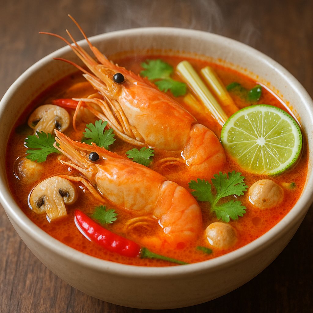Tom Yum Goong — Spicy Thai Shrimp Soup