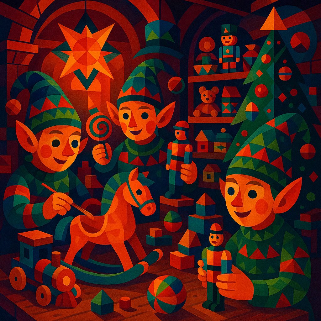 Whimsical Elf Workshop