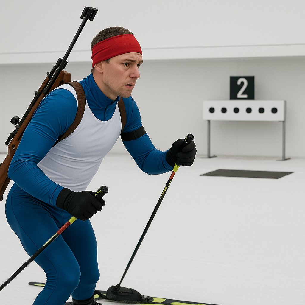 Biathlon Transition at the Shooting Range