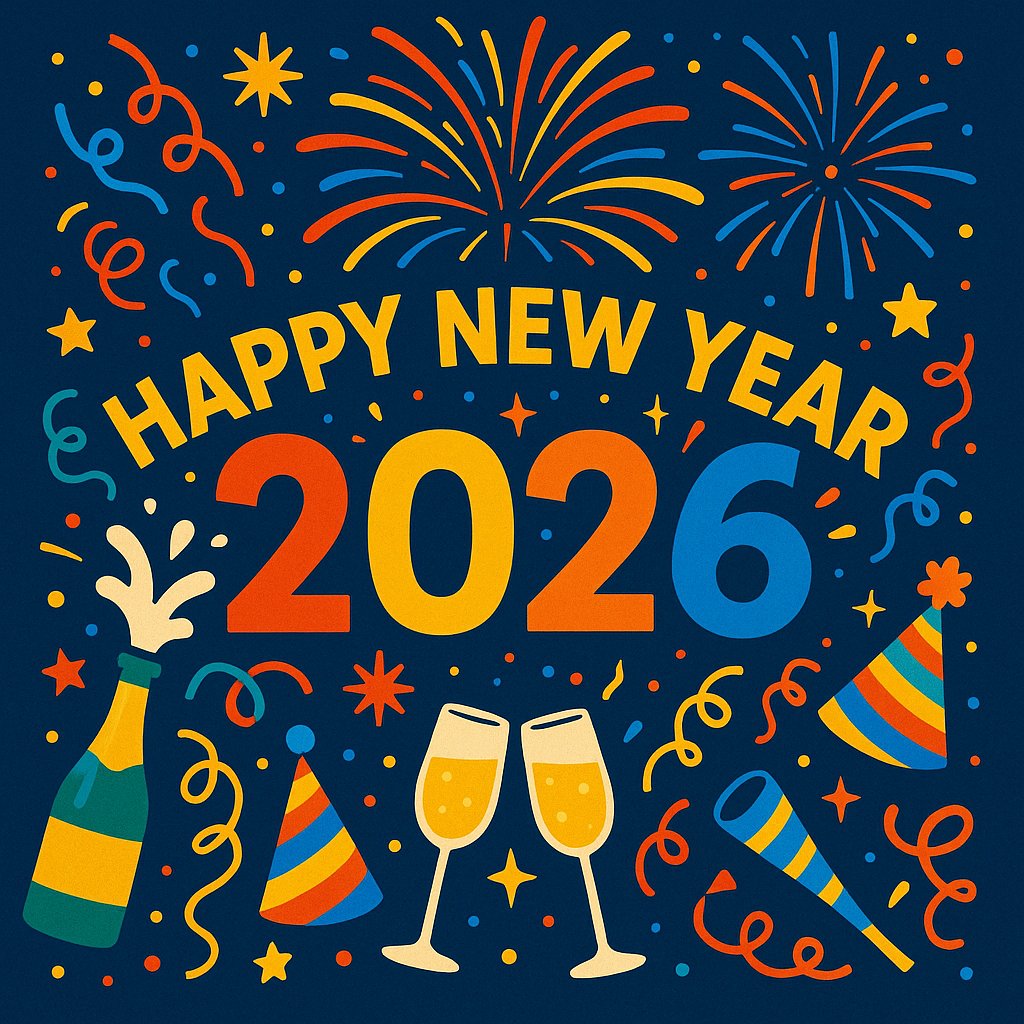 Bright New Year 2026 Celebration