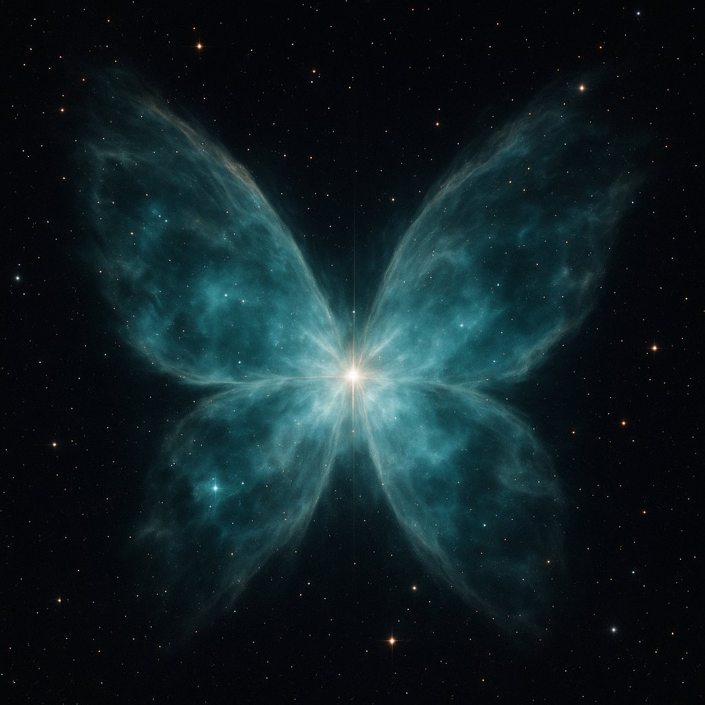 Celestial Butterfly Nebula