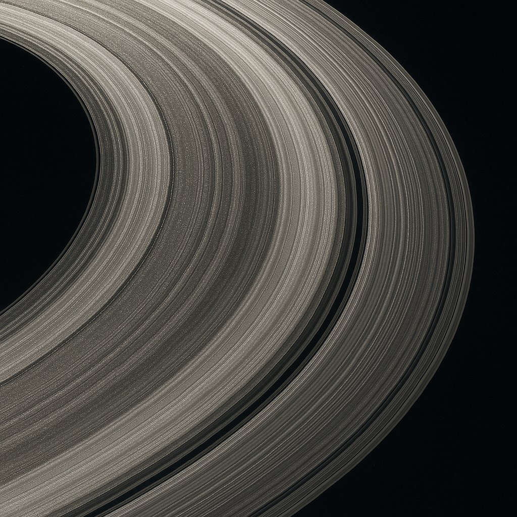 Close View of Saturn's Rings with Cassini Division