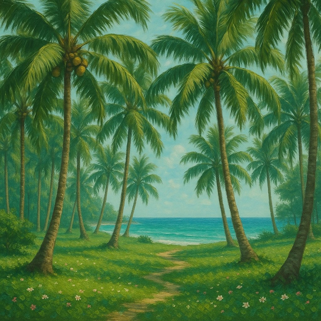 Coconut Grove by the Turquoise Shore