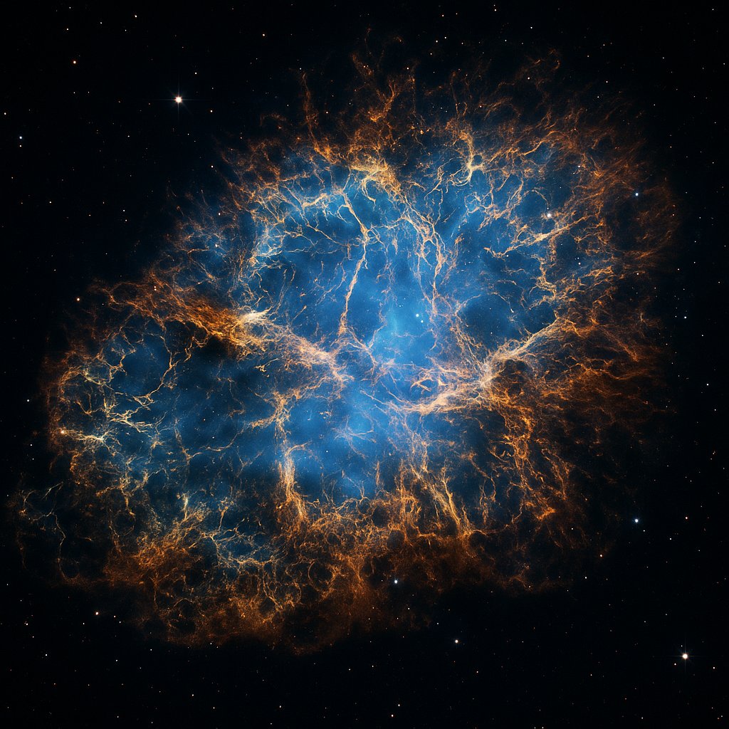 Crab Nebula (M1) — Chaotic Filaments of a Supernova Remnant