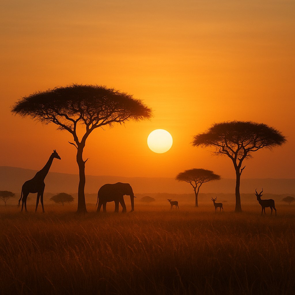 Dawn on the Maasai Mara