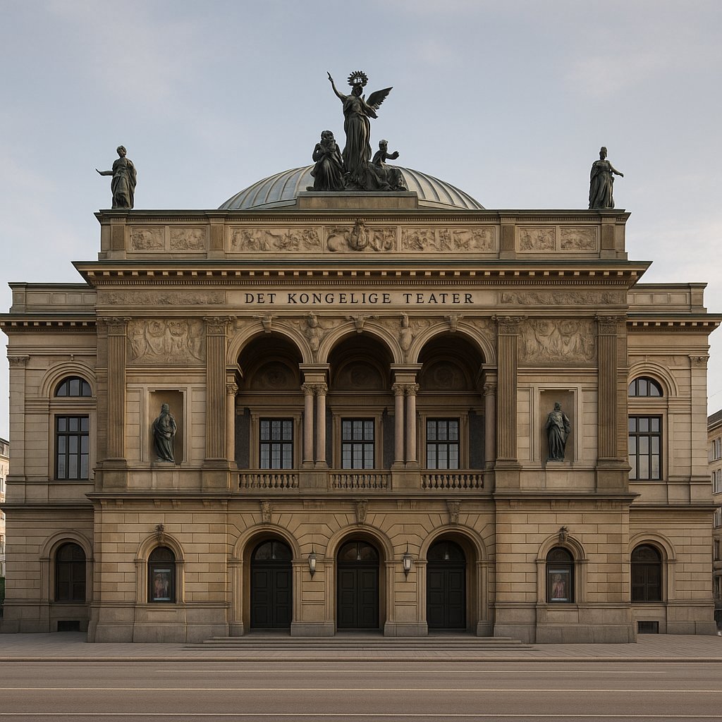 Det Kongelige Teater — Historic Façade, Copenhagen
