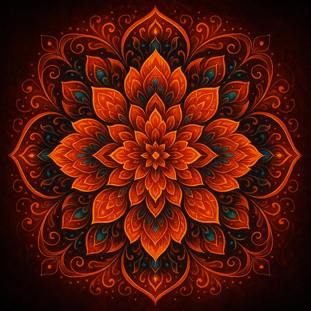 Ember Blossom Mandala