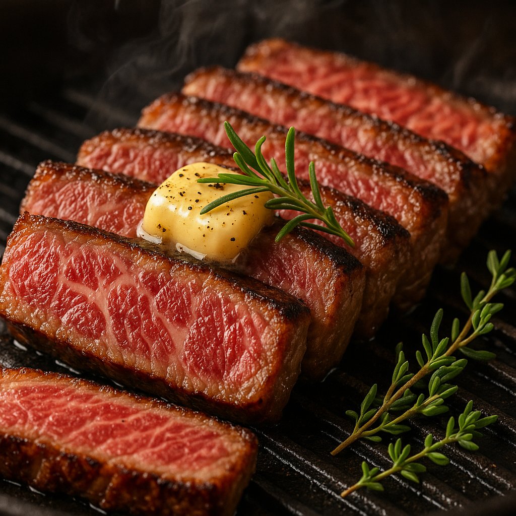 Extravagant Wagyu Feast — Butter-Topped Seared Slices