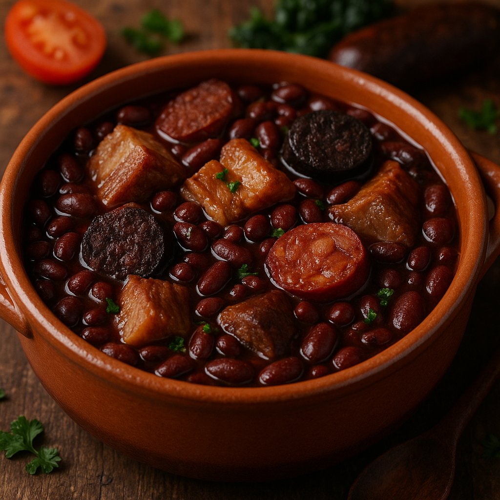 Feijoada à Transmontana — Hearty Bean Stew in Earthenware