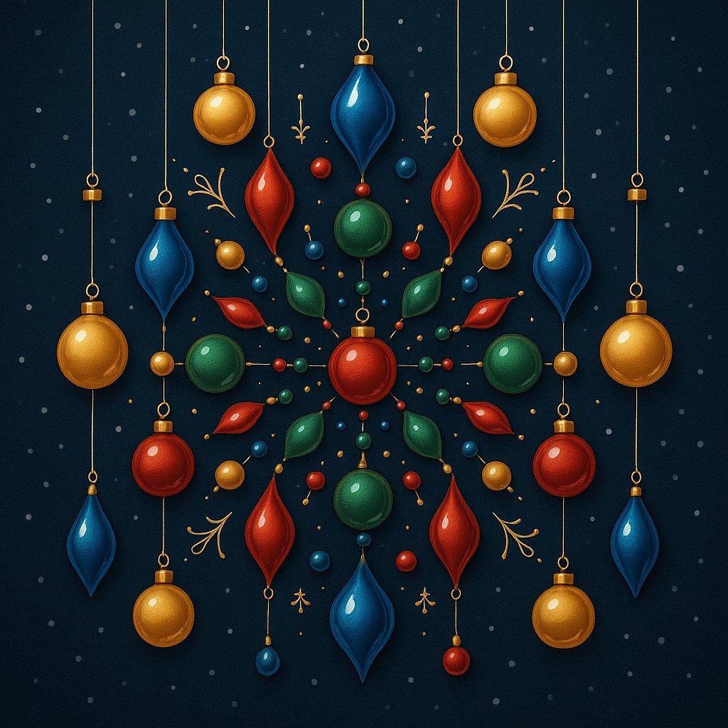 Festive Ornament Mandala