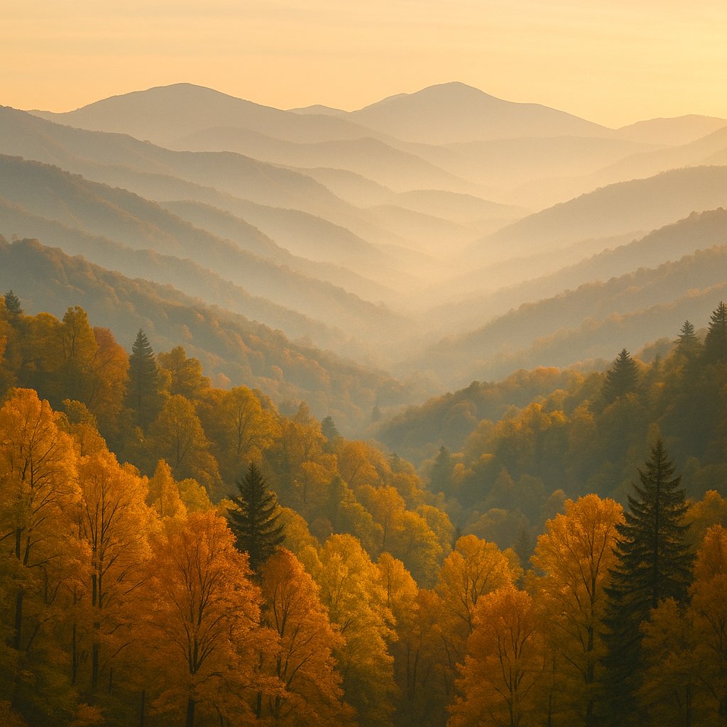 Golden Morning in the Smokies