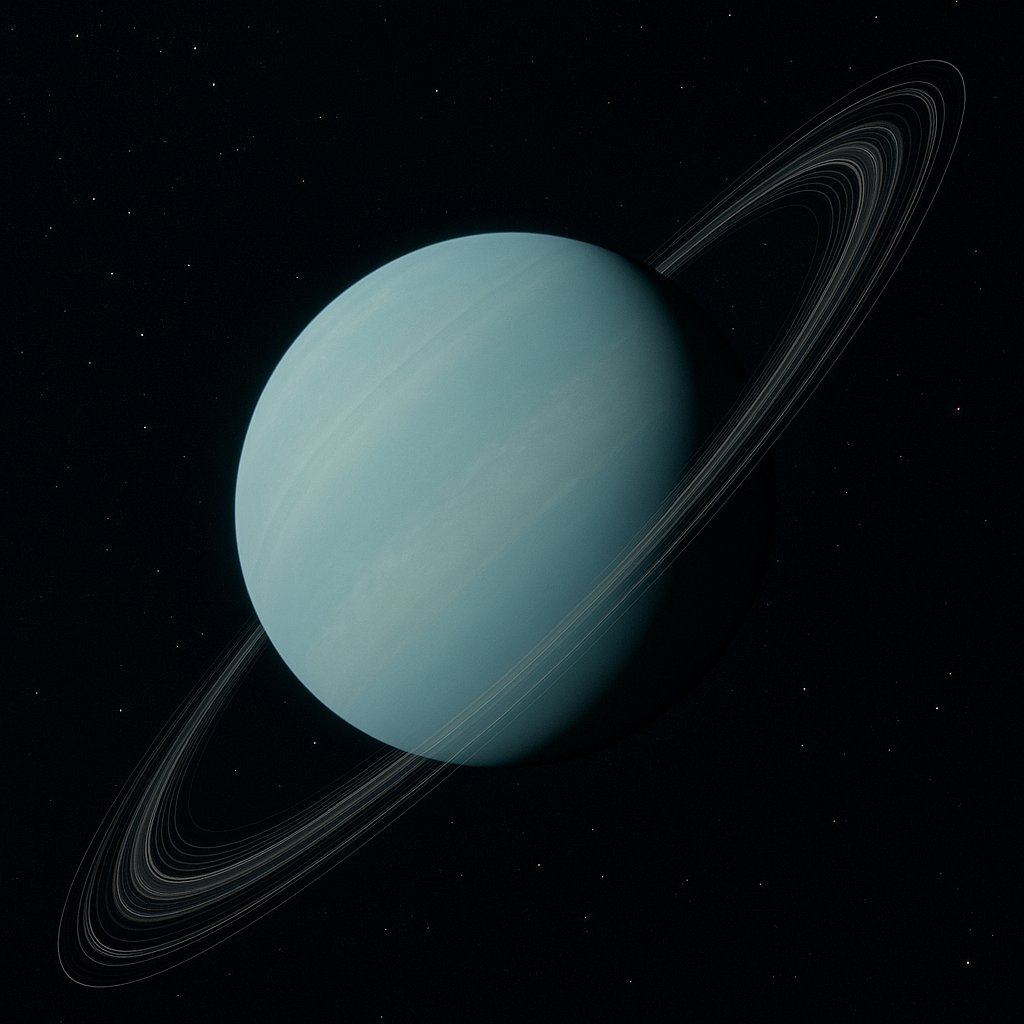Ice Giant Exoplanet with Tilted Rings