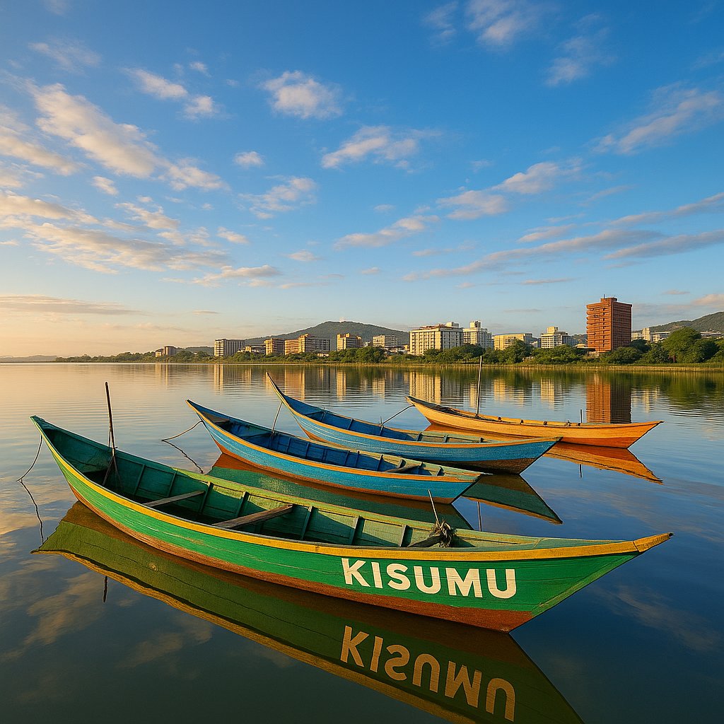 Kisumu Waterfront at Lake Victoria — Morning Calm