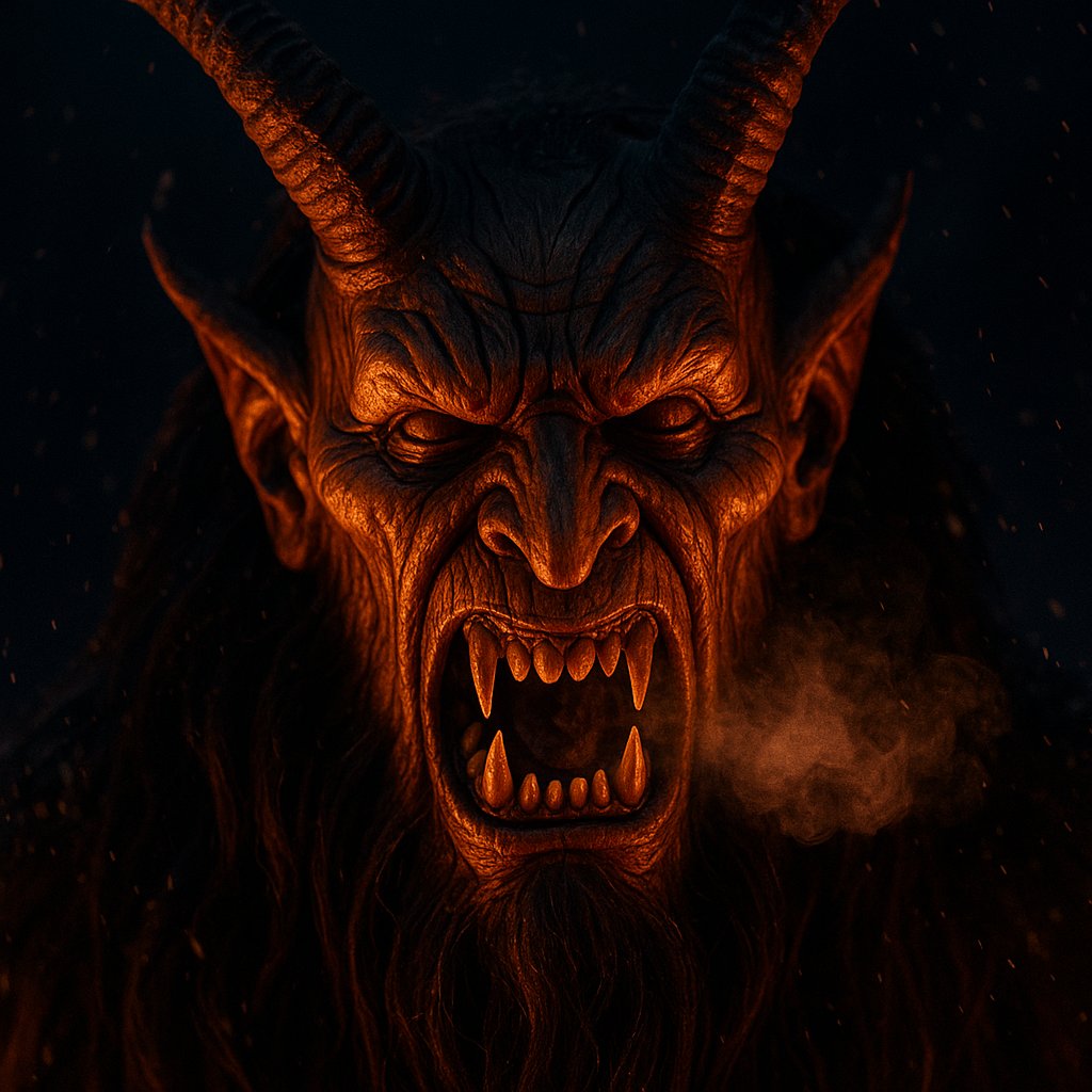 Krampus in the Firelight