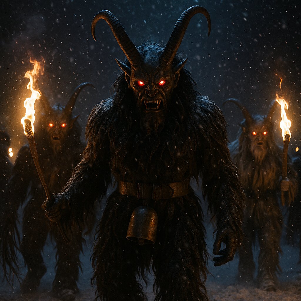 Krampuslauf at Night — Horned Dark Parade