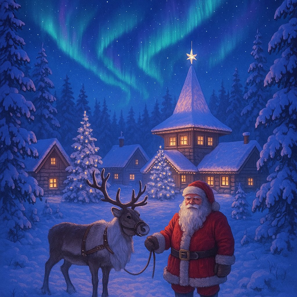 Lapland Santa Village Under the Northern Lights