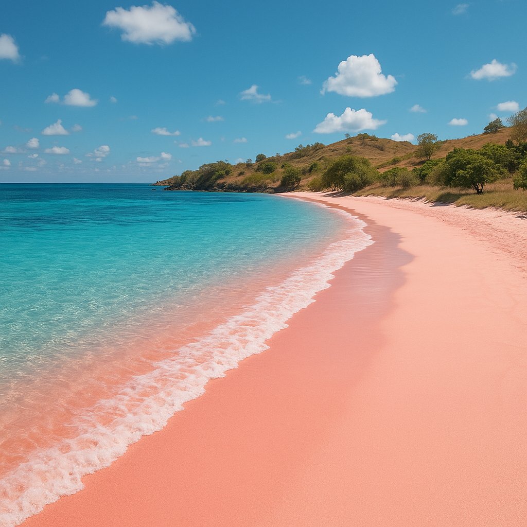 Lombok Pink Beach — Turquoise Shores and Soft Rose Sand