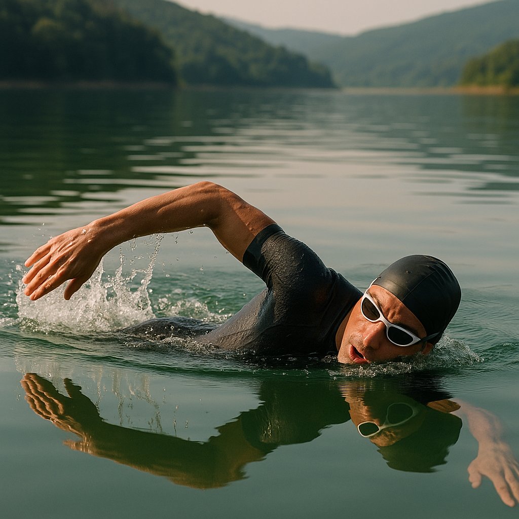 Lone Open-Water Stroke