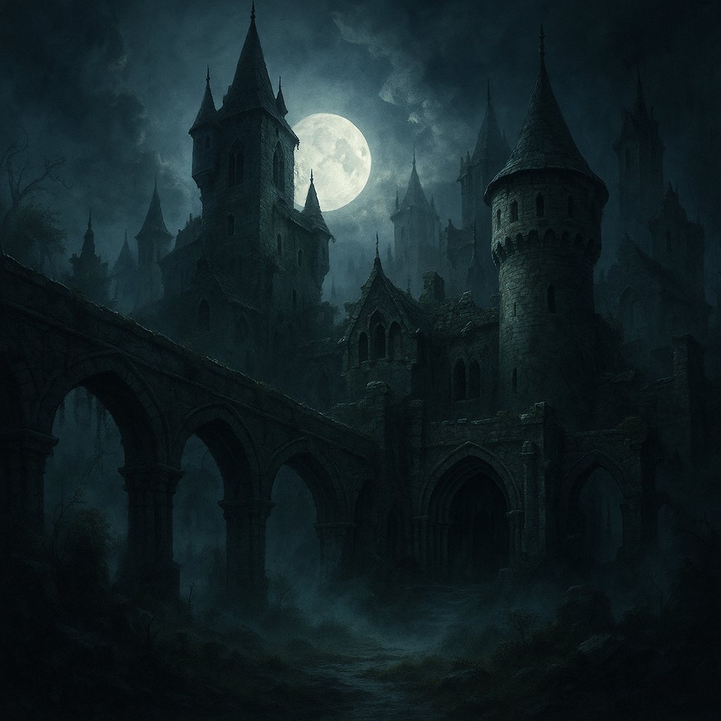 Moonlit Ruins of the Forgotten Keep