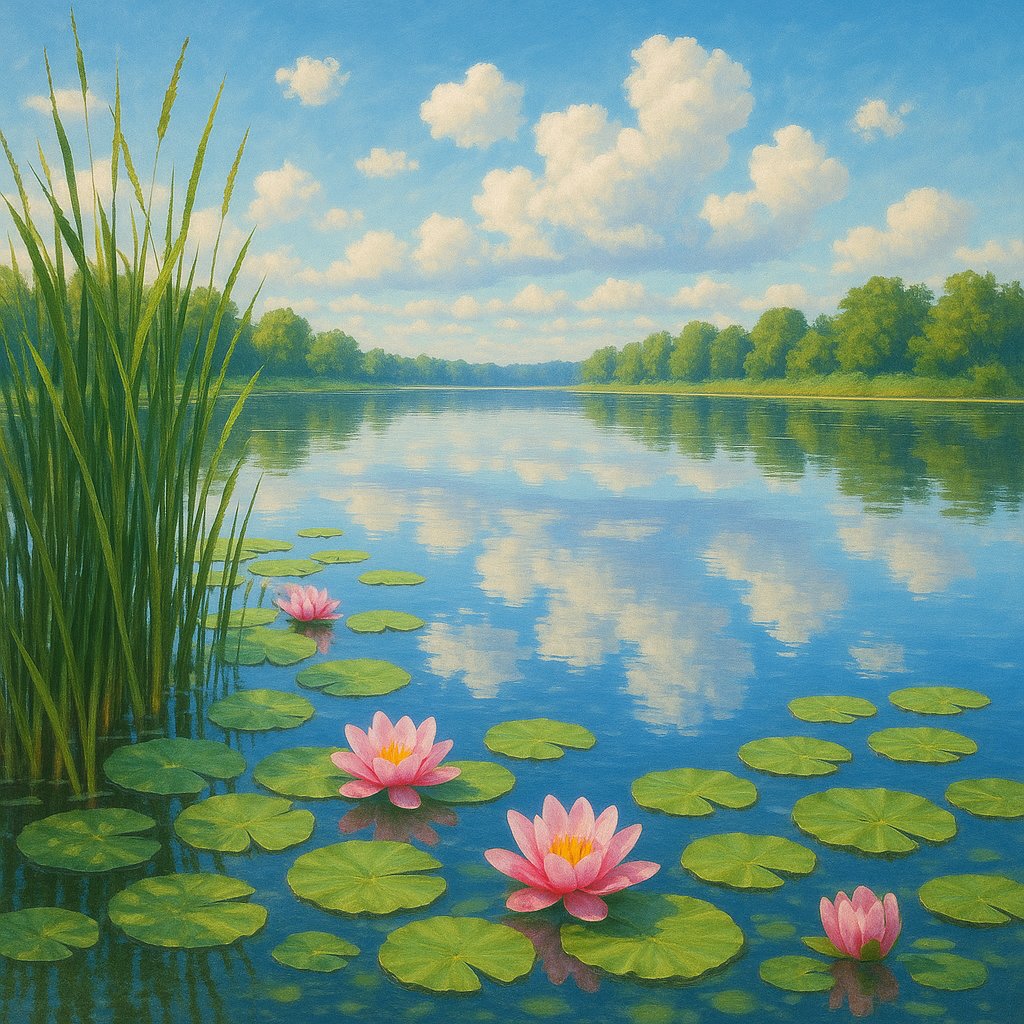 Morning Lily Stillness