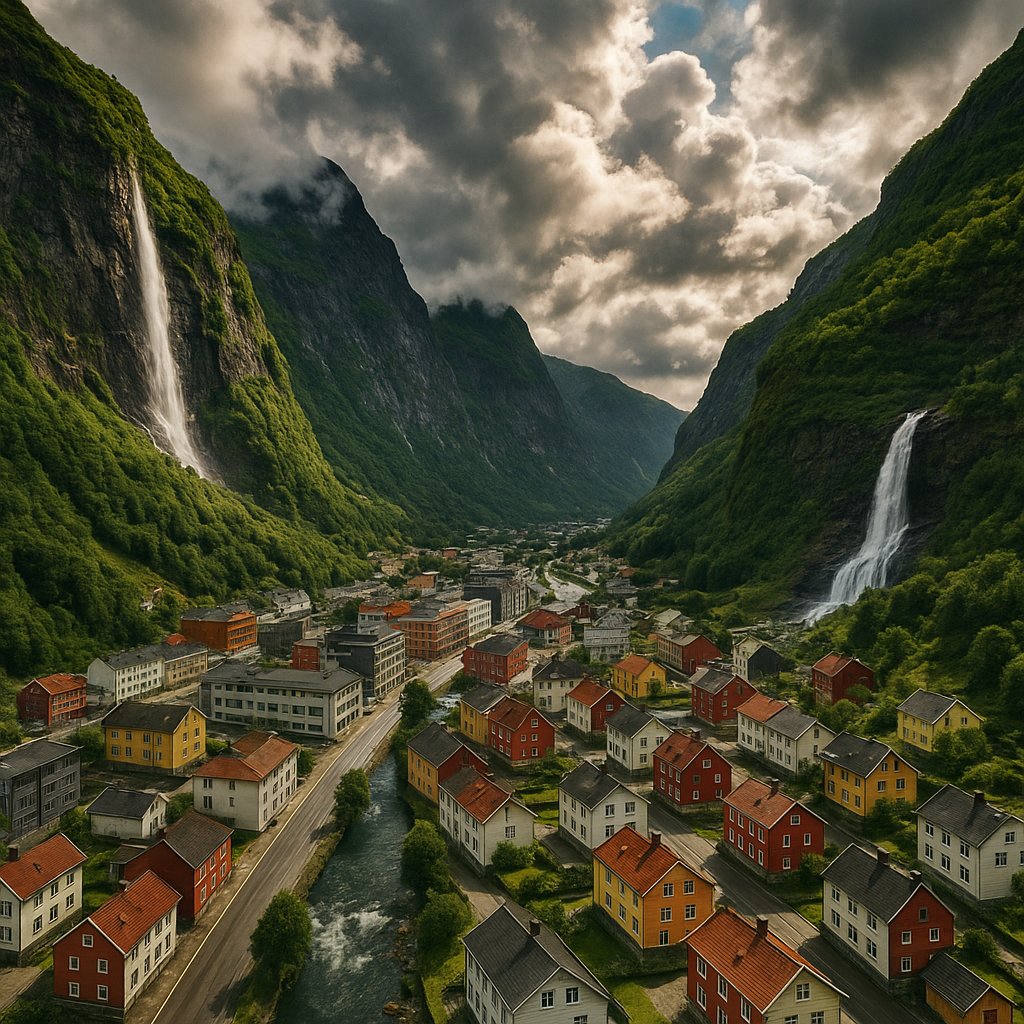 Odda Valley: Town Between Waterfalls and Cliffs