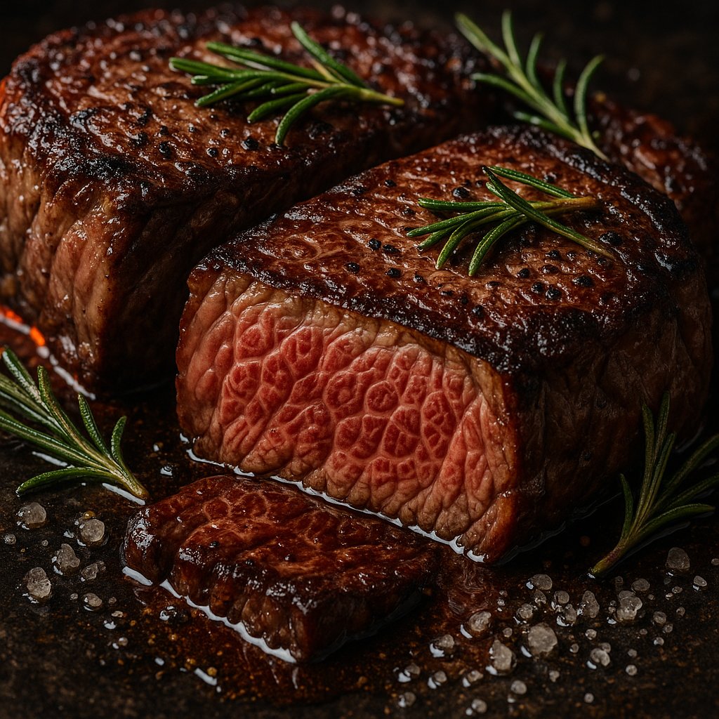 Opulent Wagyu Steaks — Hyper‑Detailed Macro