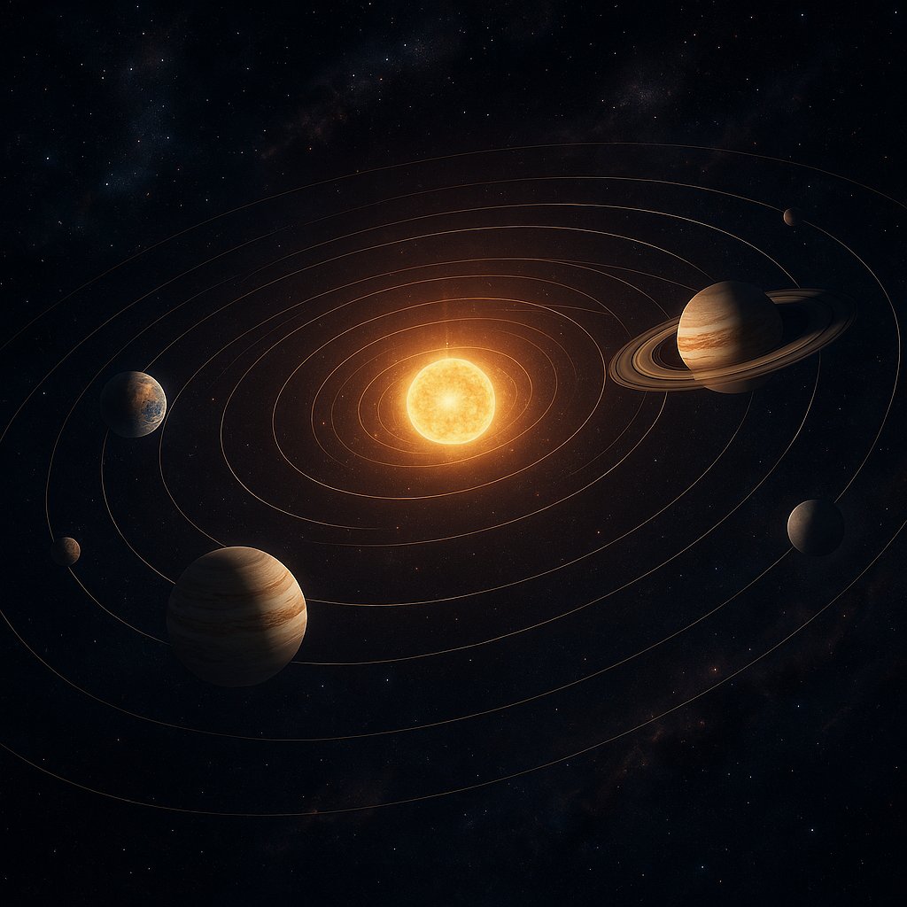 Orbital Ballet: An Epic Fictional Solar System