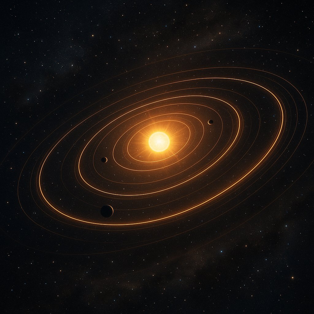 Orbits of Light Around a Radiant Star