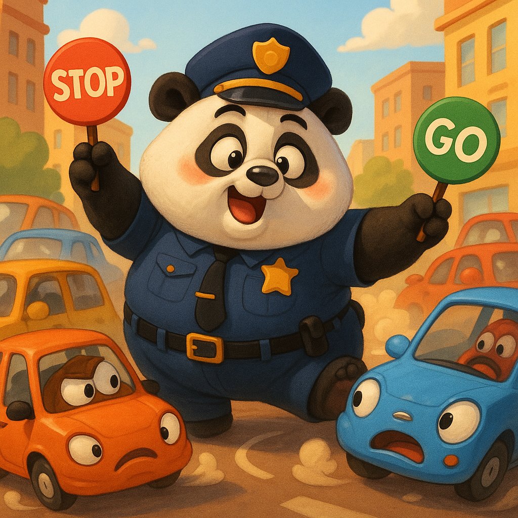 Panda Patrol: Stop and Go!