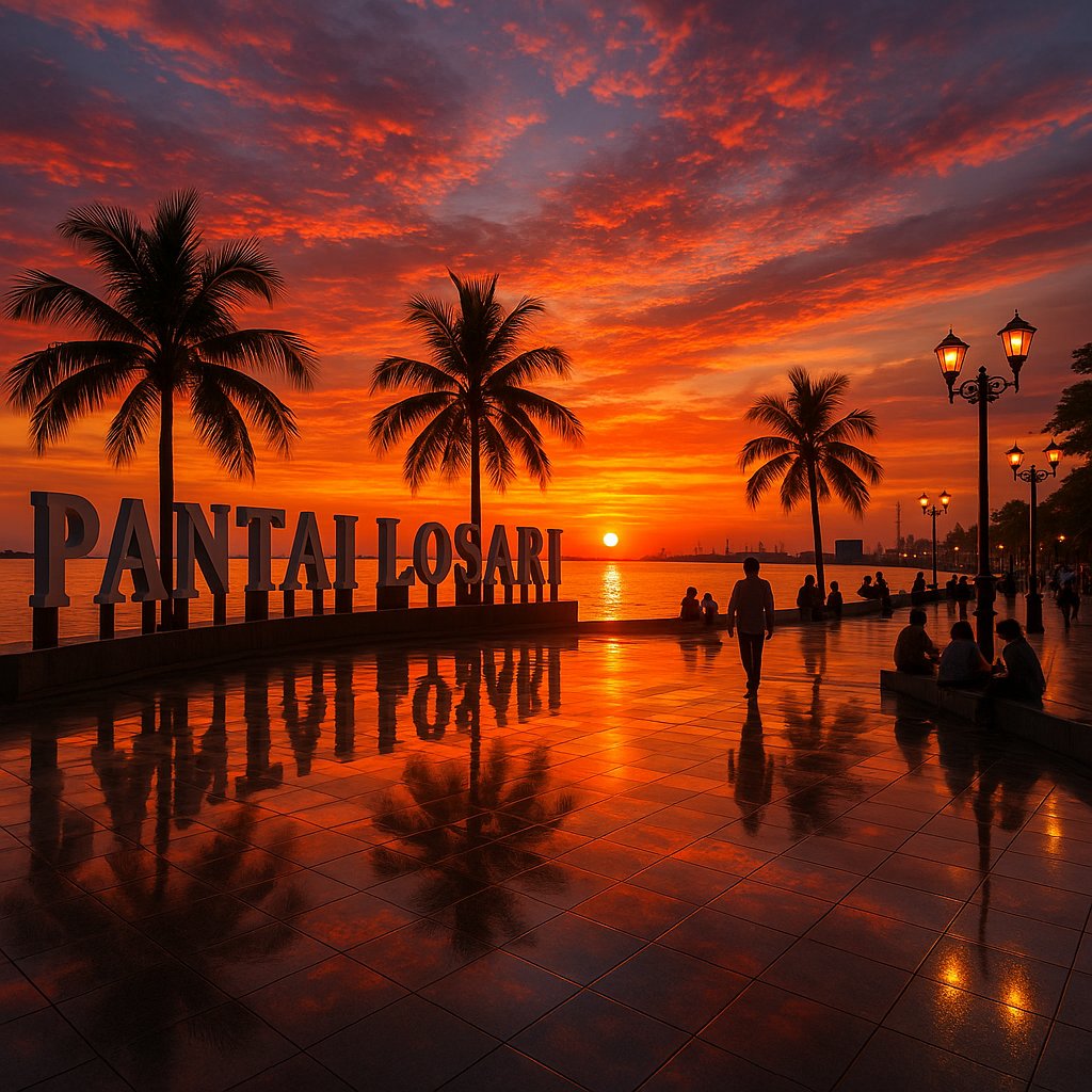 Pantai Losari Sunset Promenade