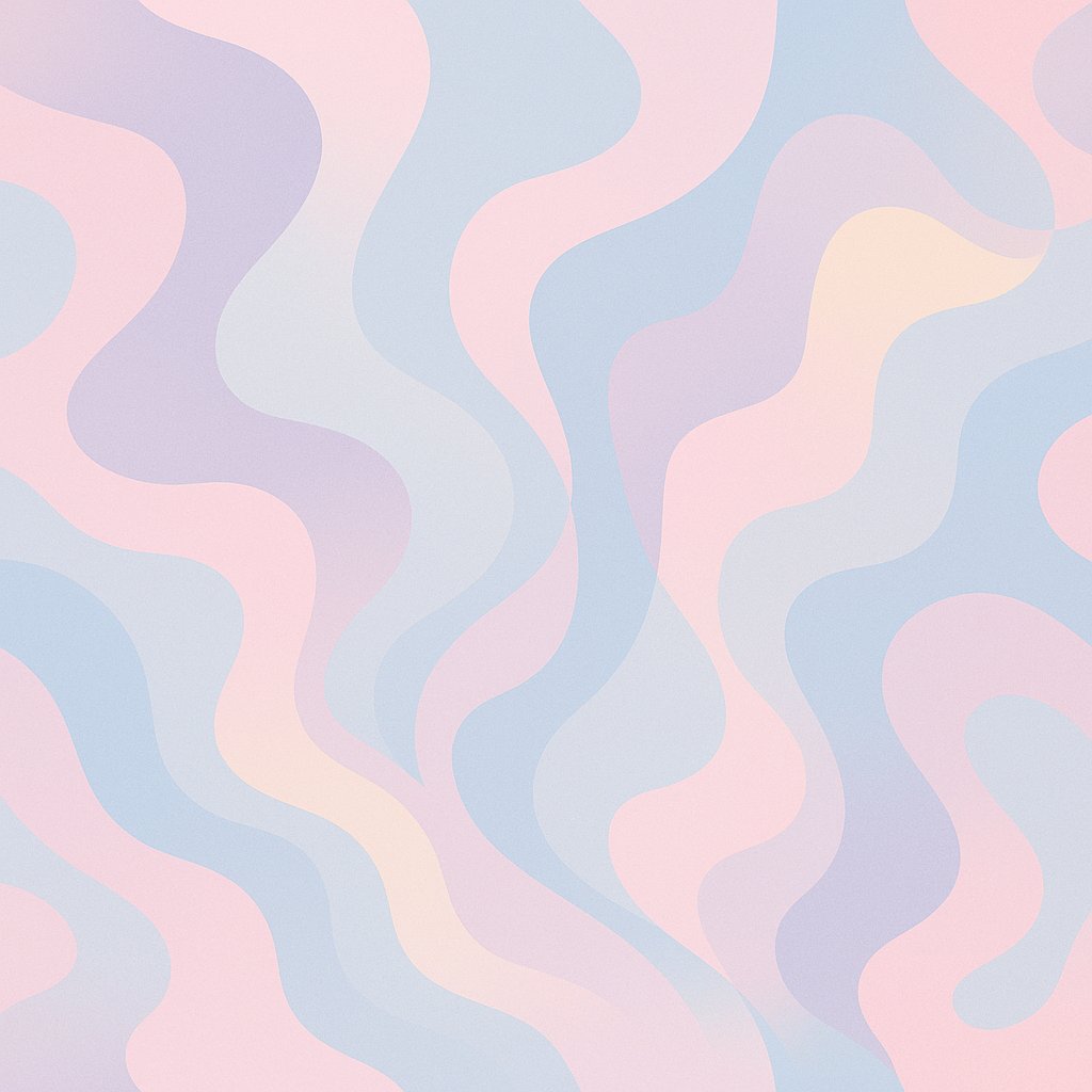 Pastel Flow — Seamless Abstract Wave Pattern