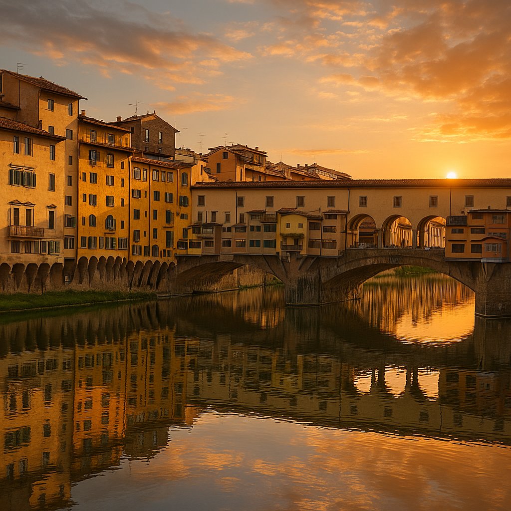 Ponte Vecchio at Golden Hour