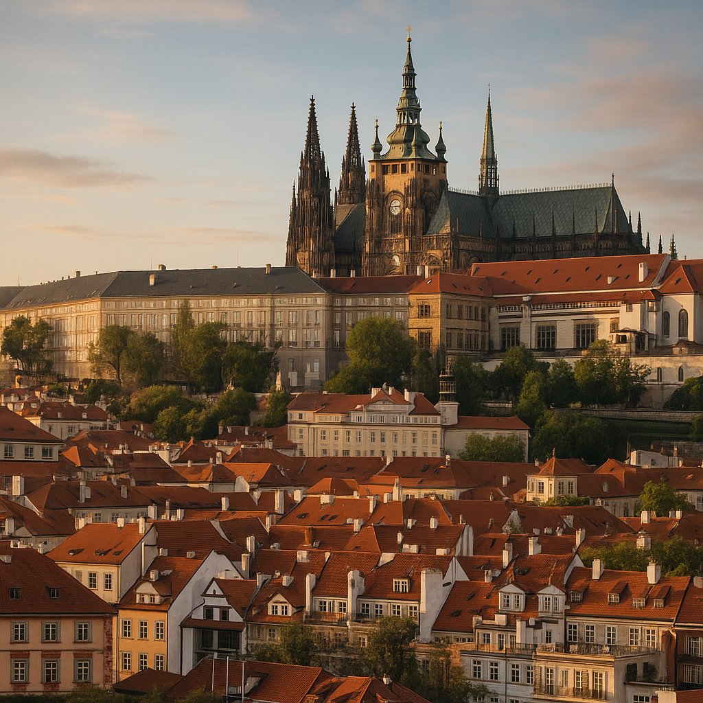 Prague Castle at Golden Hour