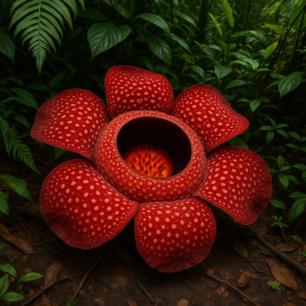 Rafflesia schadenbergiana in Bloom