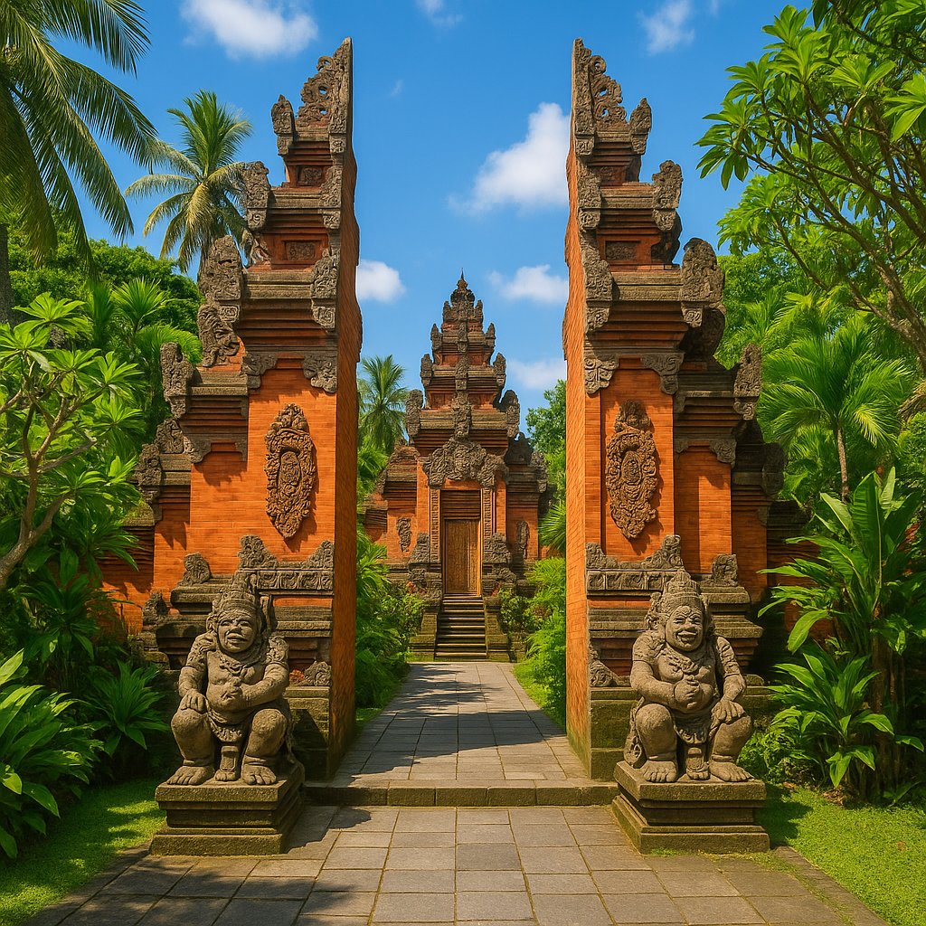 Red Gate Temple in Denpasar