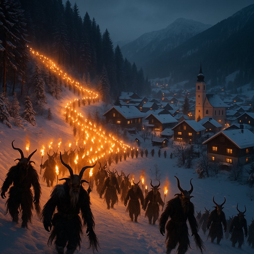 River of Fire: Krampuslauf Through a Snowbound Alpine Village