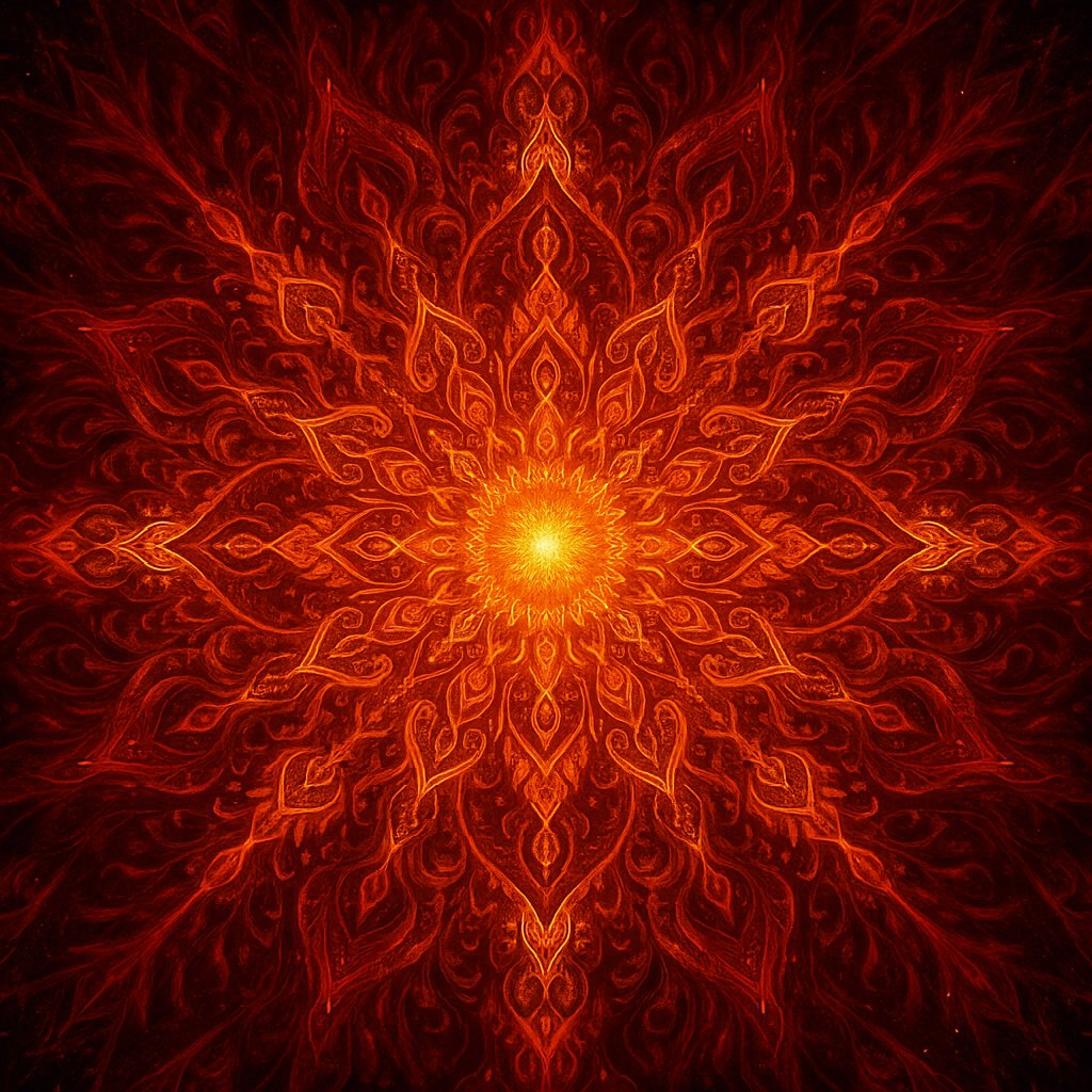 Solar Mandala of Fire