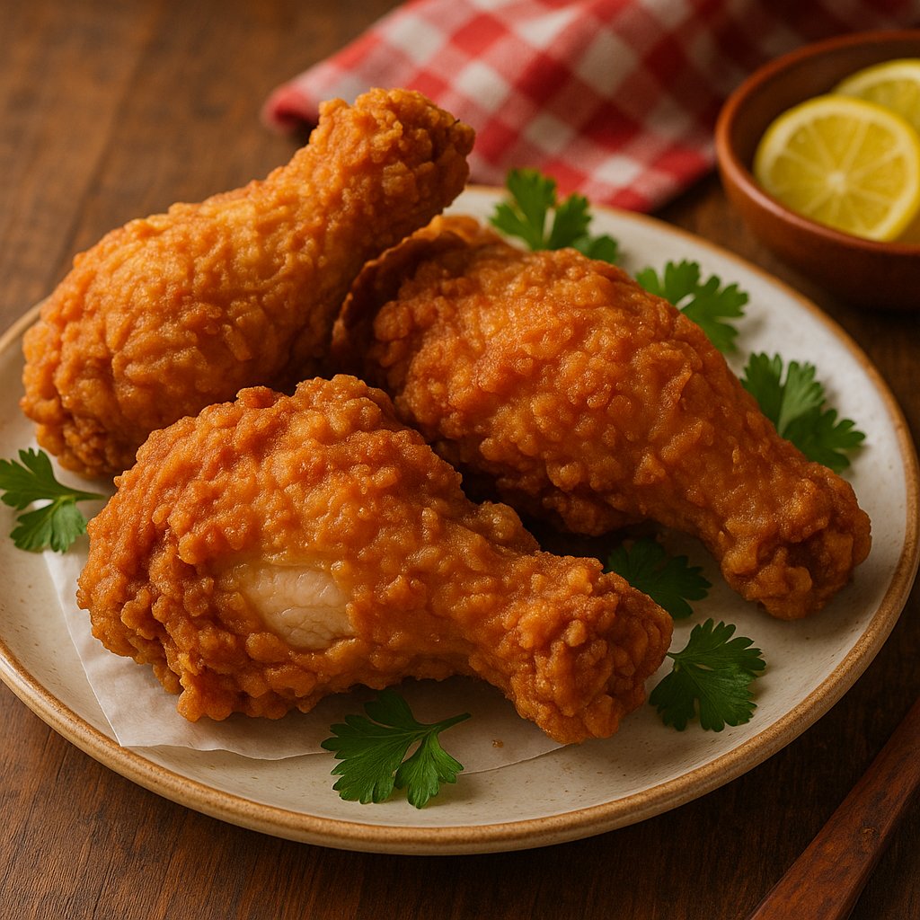 Southern-Style Crispy Fried Chicken Drumsticks