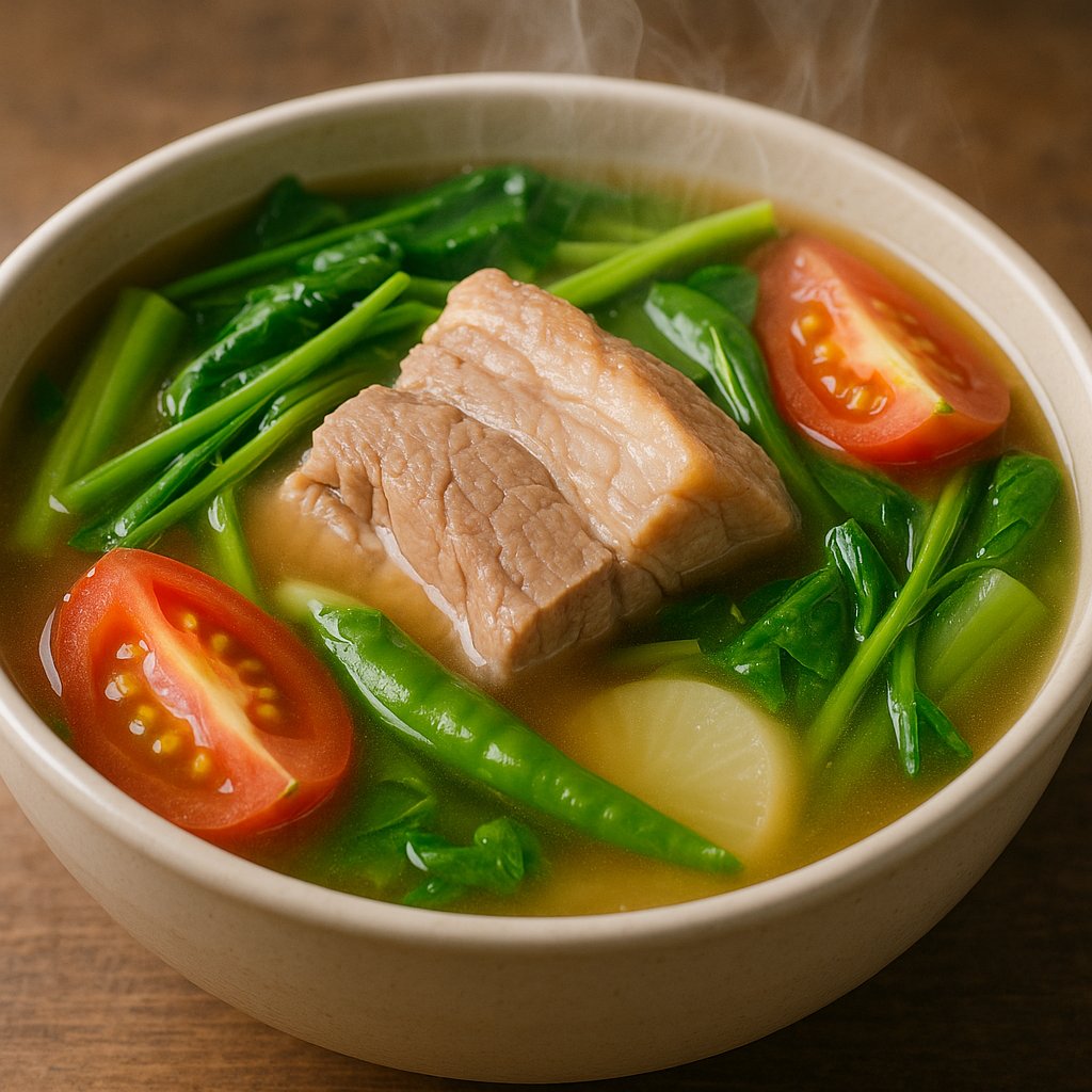 Steamy Sinigang with Pork and Vegetables