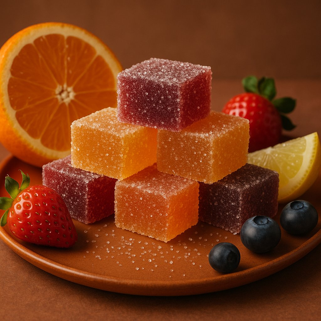 Sugared Fruit Jellies Still Life