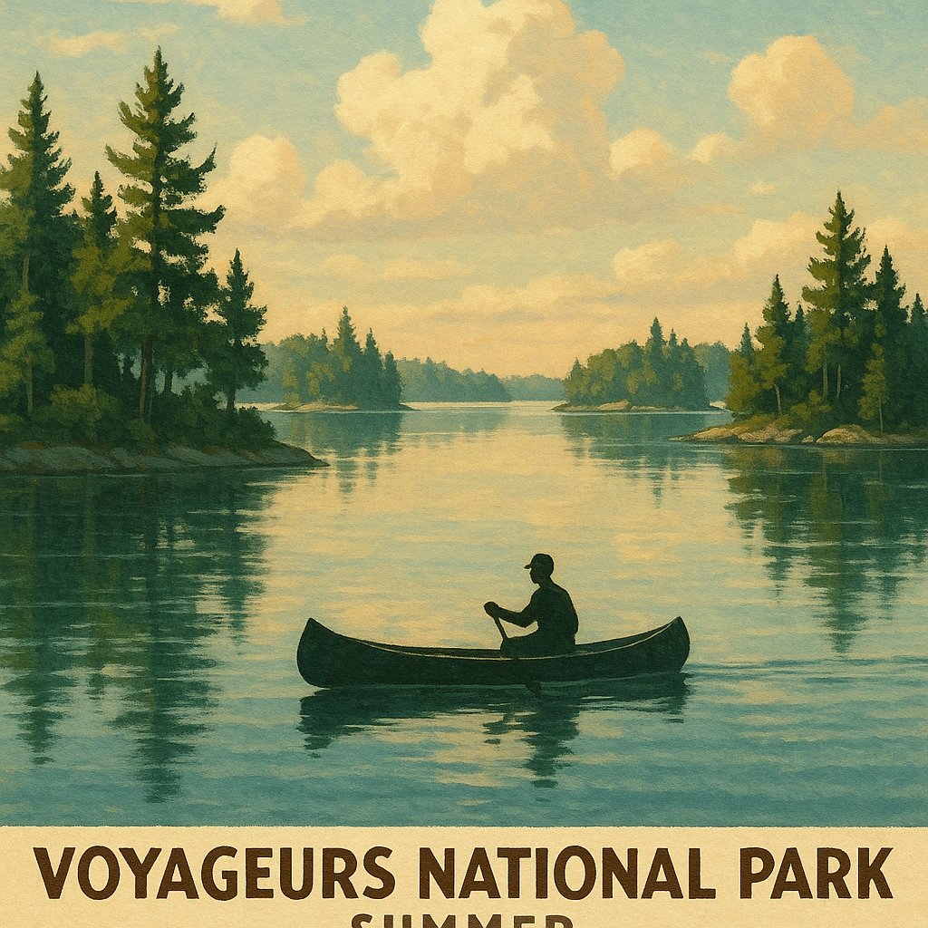 Summer Canoe at Voyageurs
