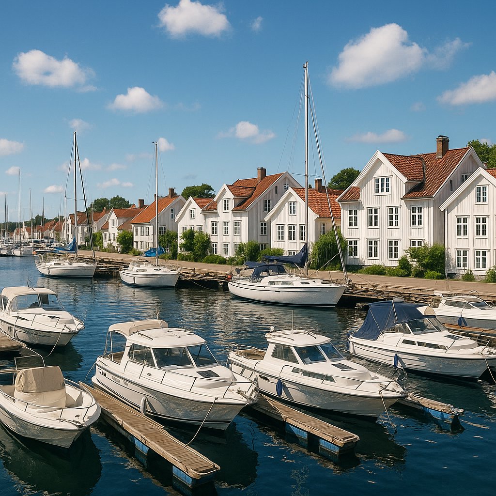 Summer Marina in Kristiansand