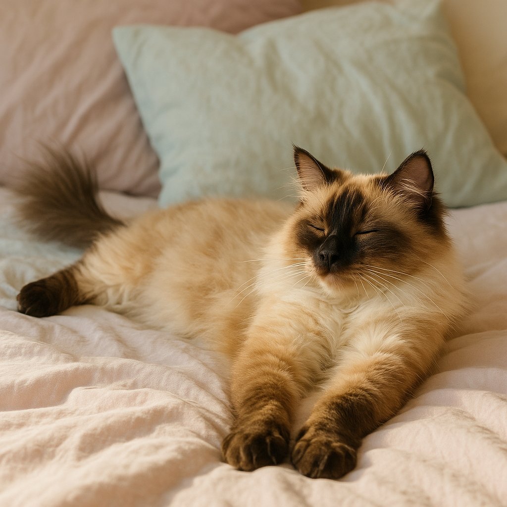 Sunlit Ragdoll Stretch