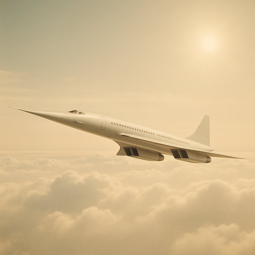 Sunlit Supersonic Elegance