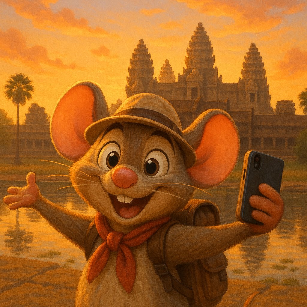 Sunrise Selfie at Angkor Wat