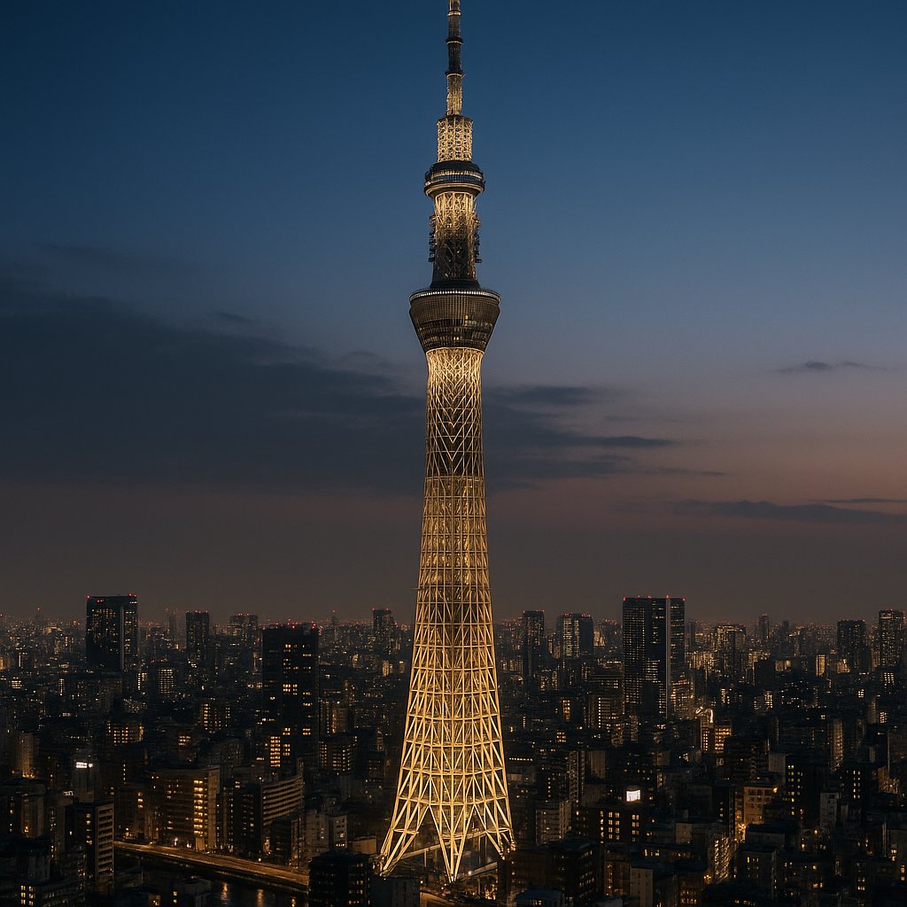 Tokyo Skytree at Dusk