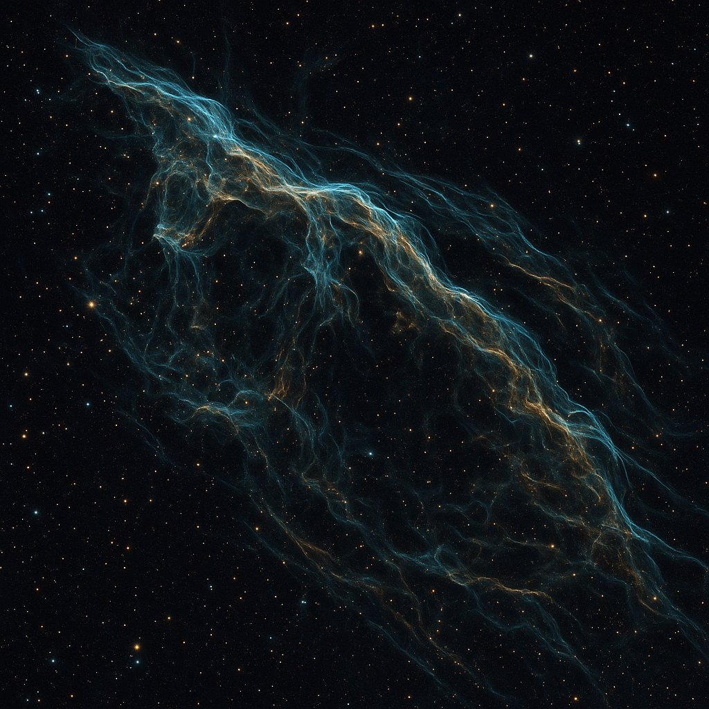 Veil Nebula — Delicate Filaments of a Supernova Shockwave