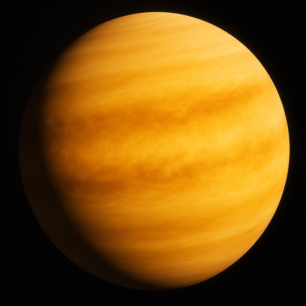 Veiled Venus — Close-Up Through Dense Cloud Layers