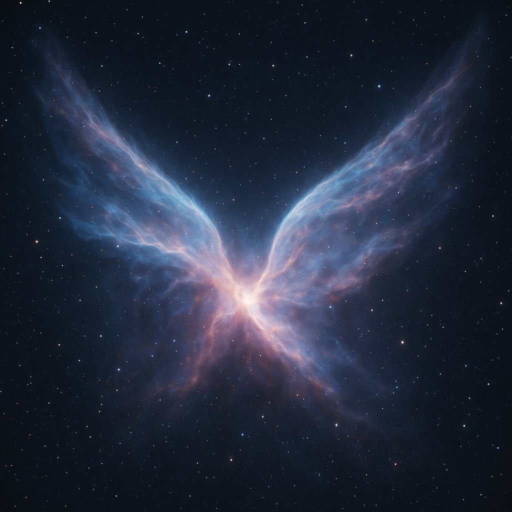 Winged Nebula — Ethereal Plasma Wings