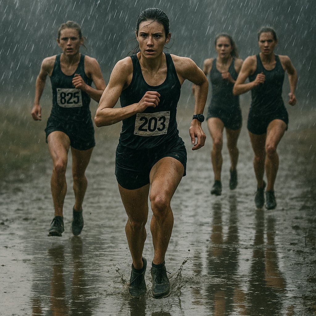 Driving Through the Downpour: Cross Country Race